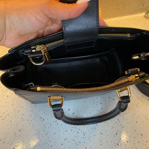 Michael Kors Black Satchel with Gold Accents - Picture 3 of 12